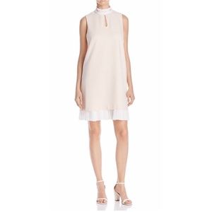 Nanette Lepore Pink Lace Collar Ballet Shift Dress